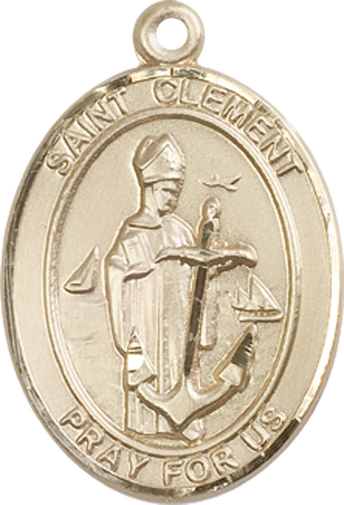 14kt Gold Saint Clement Medal