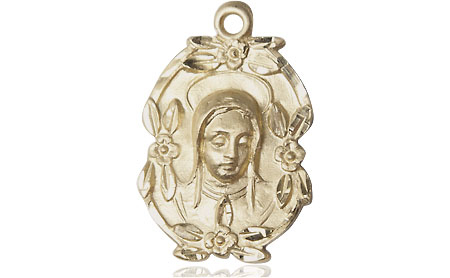 14kt Gold Filled Madonna Medal
