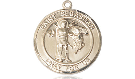 14kt Gold Scapular Medal