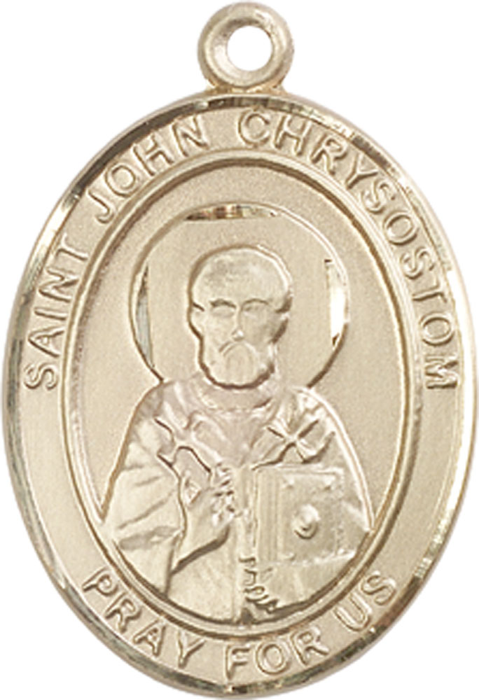 14kt Gold Saint John Chrysostom Medal