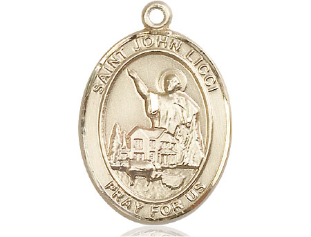 14kt Gold Saint John Licci Medal