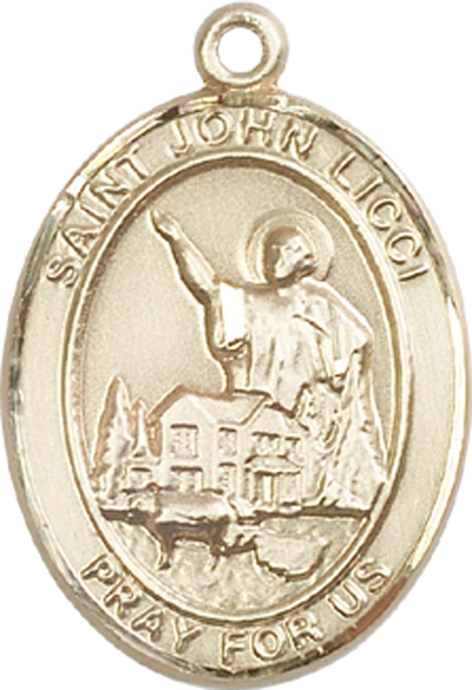 14kt Gold Saint John Licci Medal