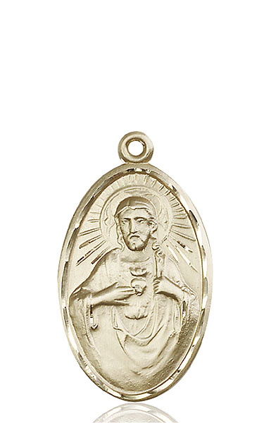 14kt Gold Scapular Medal