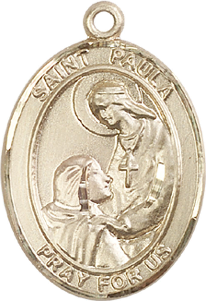 14kt Gold Saint Paula Medal