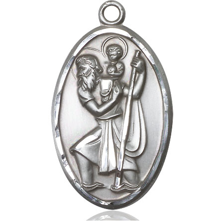 Sterling Silver Saint Christopher Medal