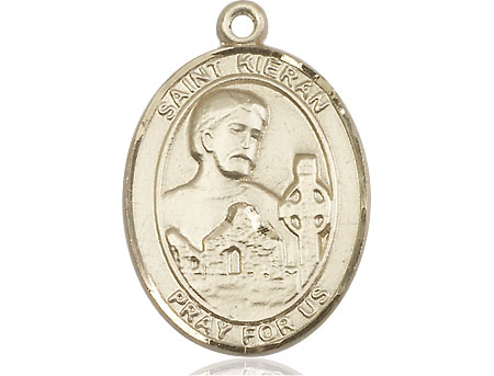 14kt Gold Saint Kieran Medal