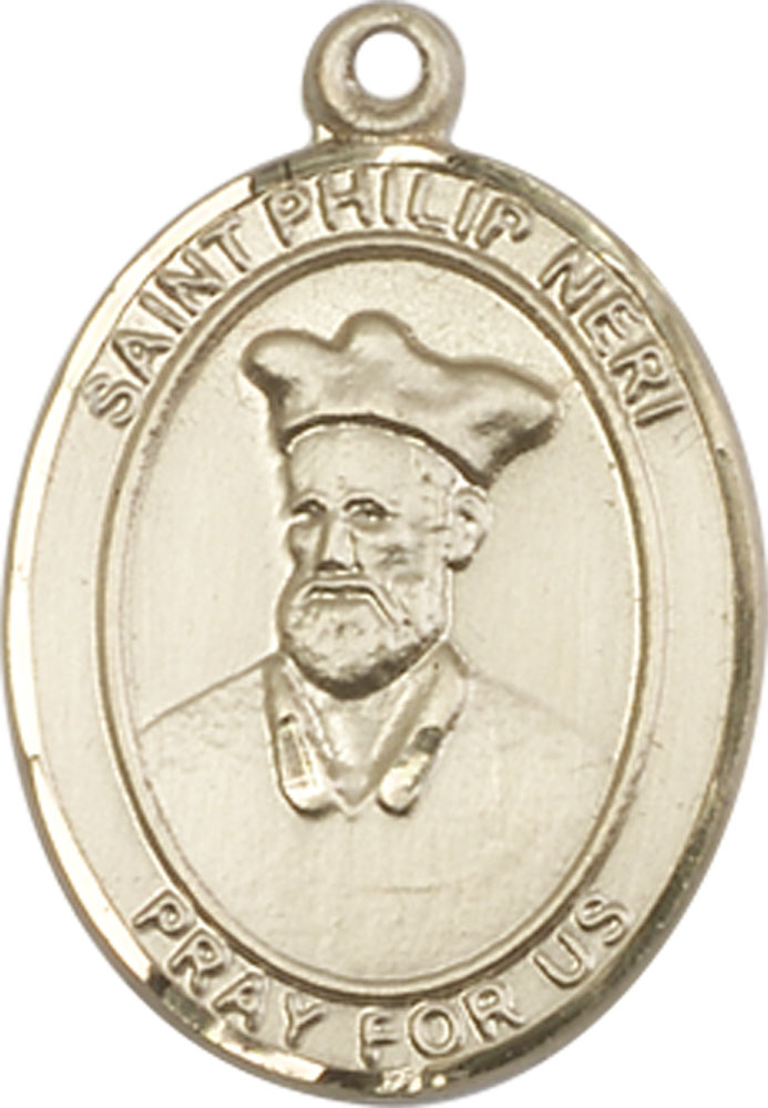 14kt Gold Saint Philip Neri Medal