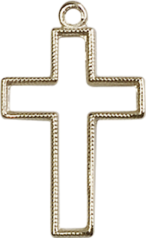 14kt Gold Filled Cross Medal