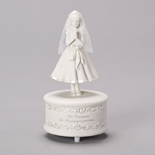  7.5&quot;H Musical Communion Girl - Communion