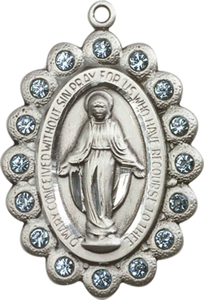 Sterling Silver Miraculous Medal - With Box