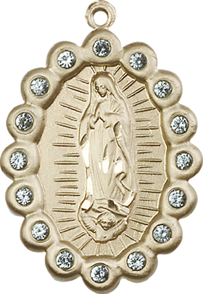 14kt Gold Filled Our Lady of Guadalupe Medal