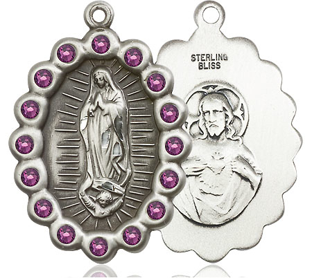 Sterling Silver Our Lady of Guadalupe Medal