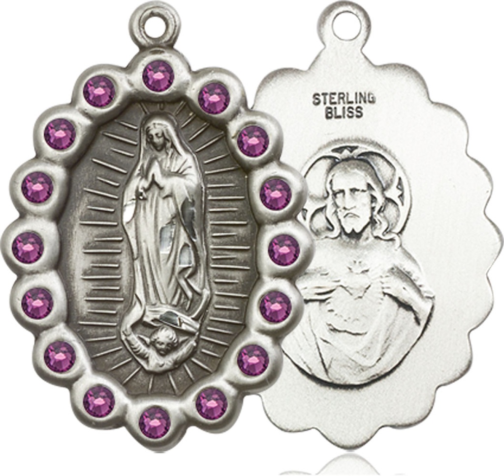 Sterling Silver Our Lady of Guadalupe Medal