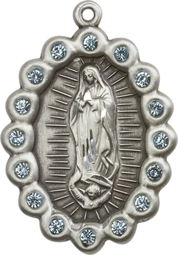 Sterling Silver Our Lady of Guadalupe Medal