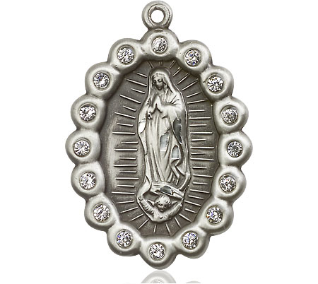 Sterling Silver Our Lady of Guadalupe Medal