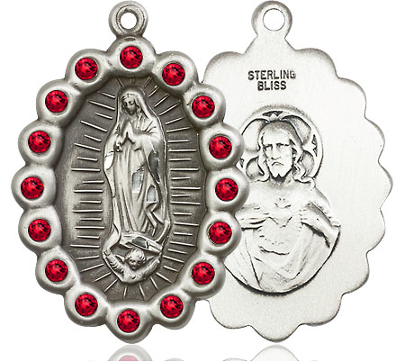 Sterling Silver Our Lady of Guadalupe Medal