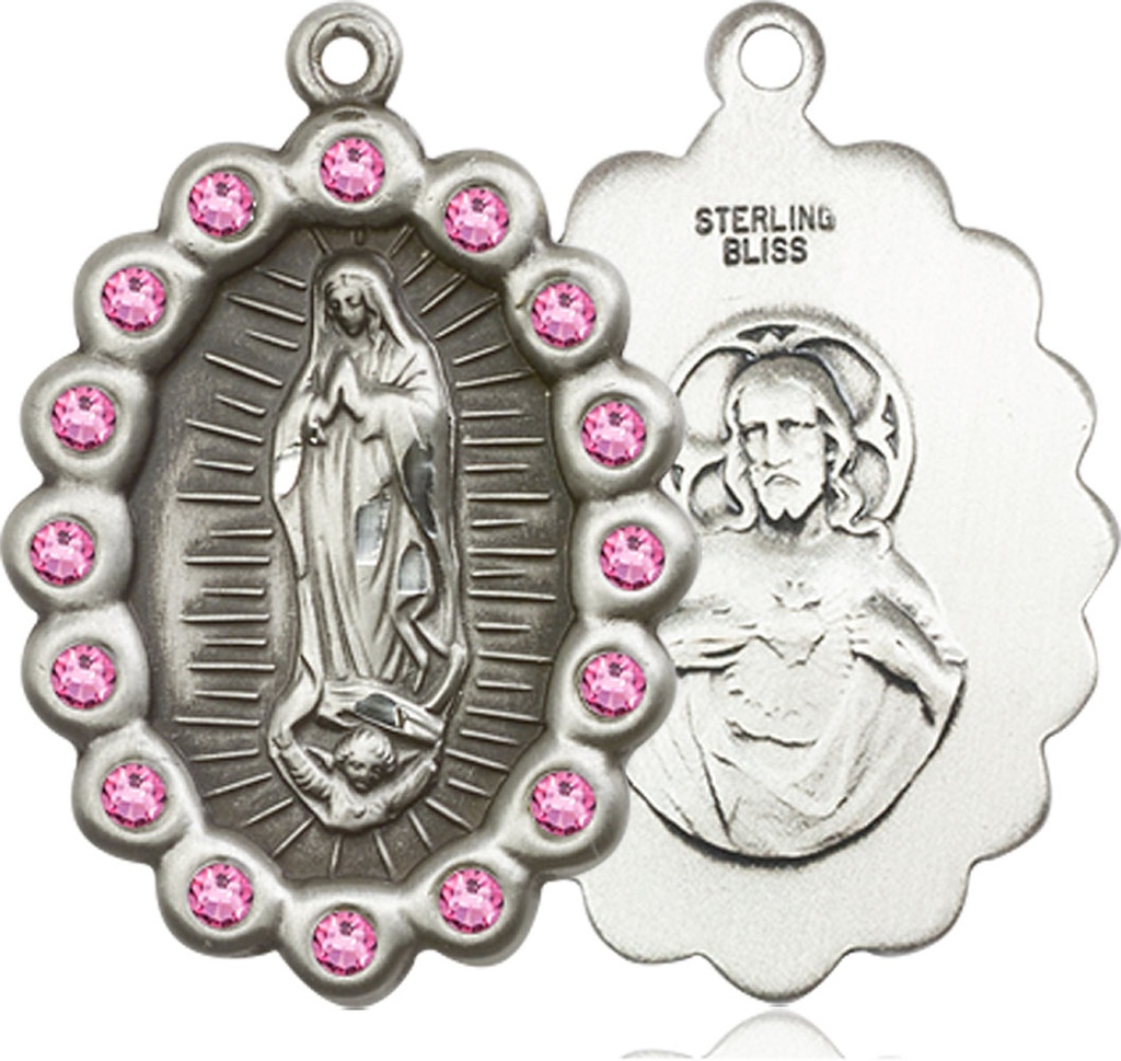 Sterling Silver Our Lady of Guadalupe Medal