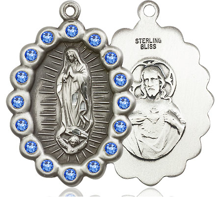 Sterling Silver Our Lady of Guadalupe Medal