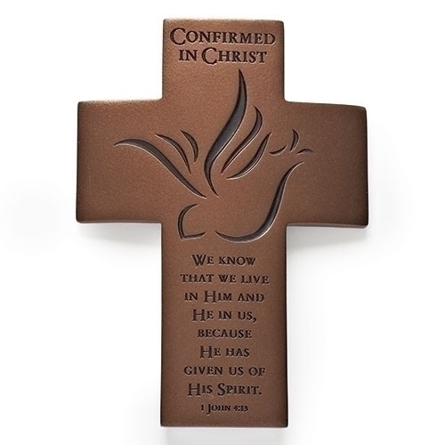 7"H Confirmation Wall Cross