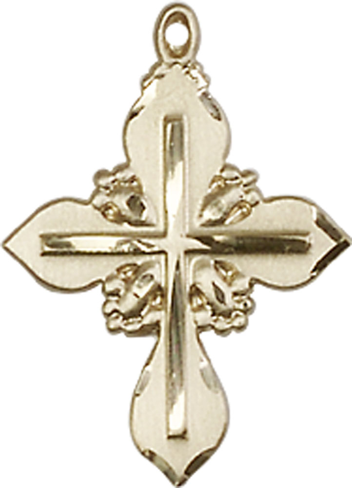 14kt Gold Filled Cross Medal