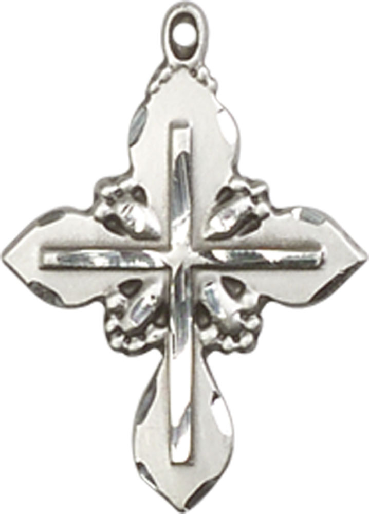 Sterling Silver Cross Medal