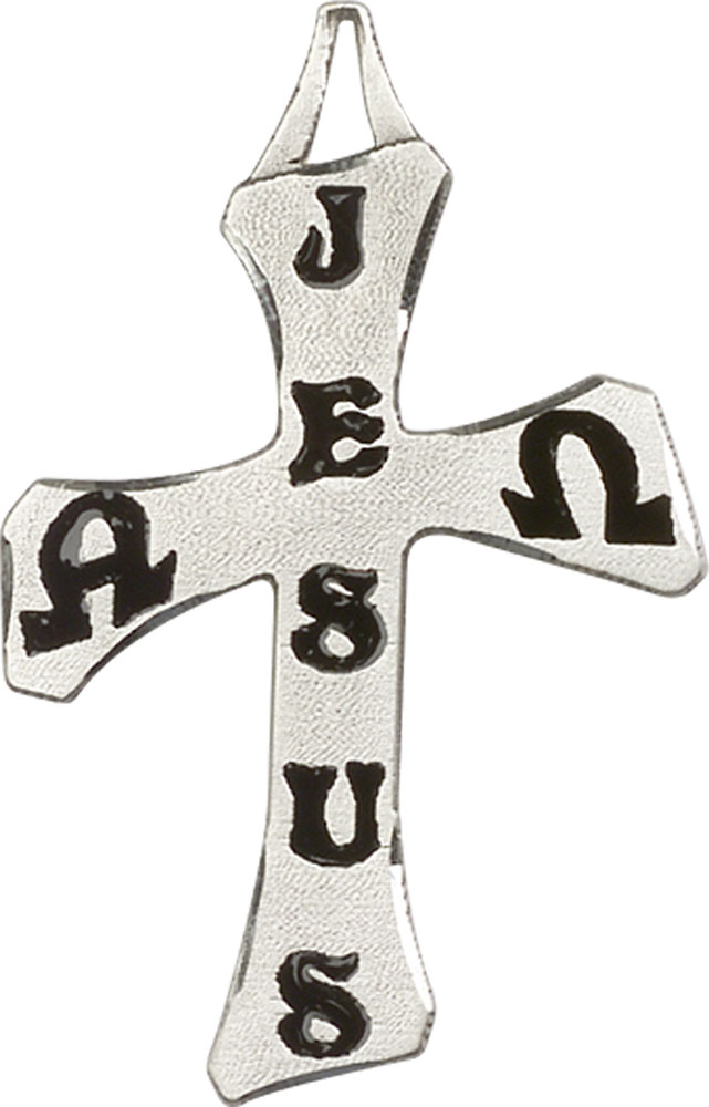 Sterling Silver Cross Medal