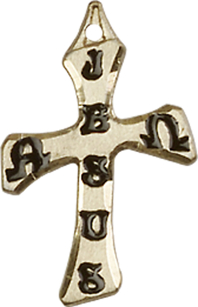 14kt Gold Filled Cross Medal