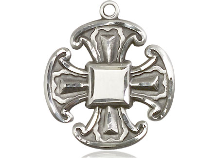 Sterling Silver Cross Medal