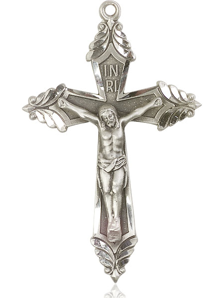 Sterling Silver Crucifix Medal