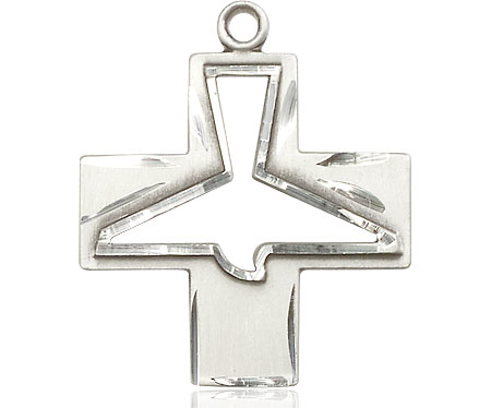 Sterling Silver Holy Spirit Medal