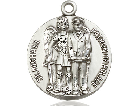 Sterling Silver Saint Michael the Archangel Medal