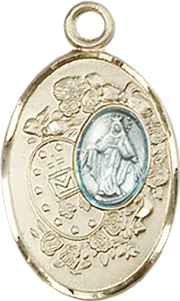 14kt Gold Miraculous Medal