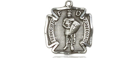 Sterling Silver Saint Florian Medal