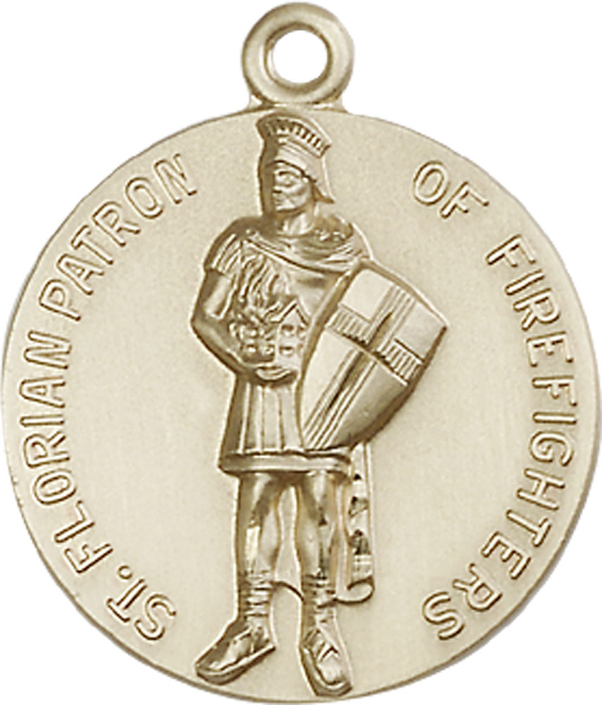 14kt Gold Filled Saint Florian Medal