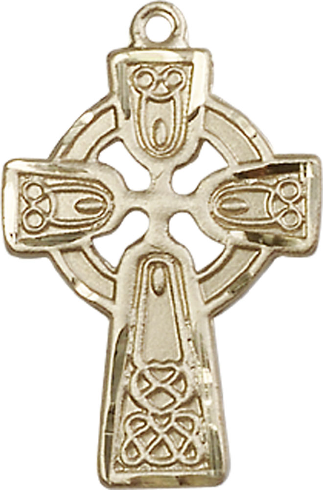 14kt Gold Filled Celtic Cross Medal