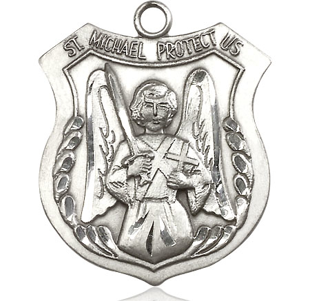 Sterling Silver Saint Michael the Archangel Medal