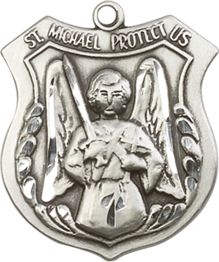 Sterling Silver Saint Michael the Archangel Medal