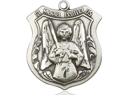 Sterling Silver Saint Michael the Archangel Medal