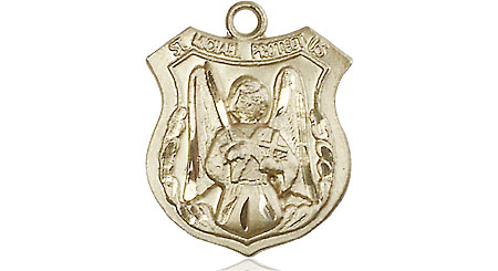 14kt Gold Filled Saint Michael the Archangel Medal