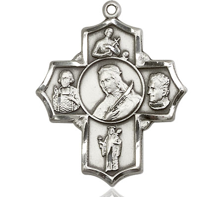 Sterling Silver Philomena Vian Bos Jude Gerard Medal