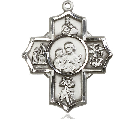 Sterling Silver 5-Way Firefighter Medal