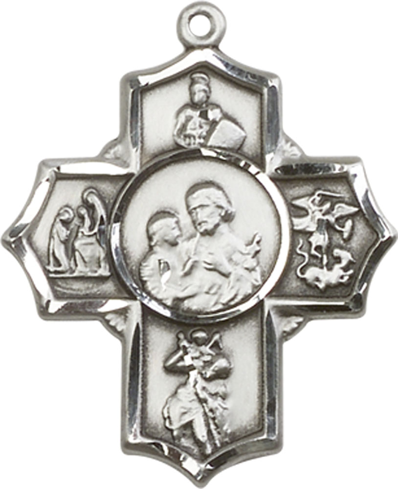 Sterling Silver 5-Way Firefighter Medal