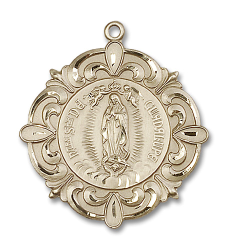 14kt Gold Filled Our Lady of Guadalupe Medal