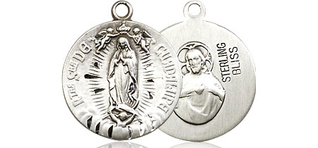 Sterling Silver Our Lady of Guadalupe Medal