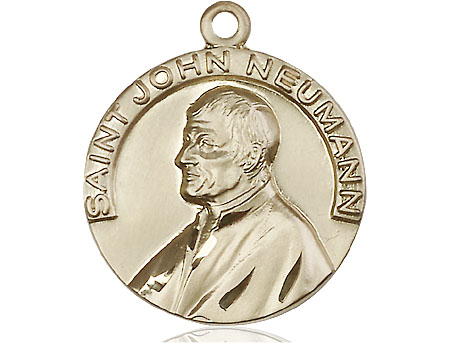 14kt Gold Filled Saint John Neumann Medal