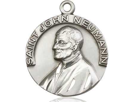 Sterling Silver Saint John Neumann Medal