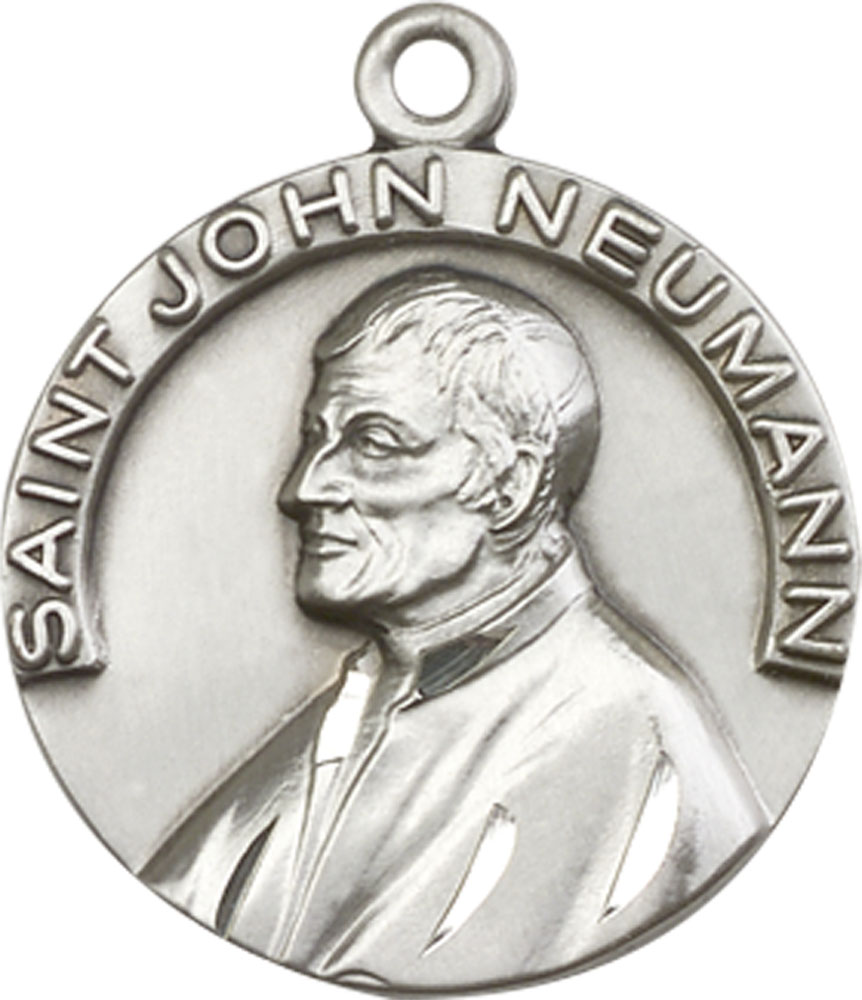 Sterling Silver Saint John Neumann Medal