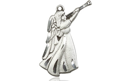 Sterling Silver Guardian Angel Medal