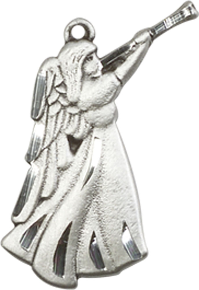 Sterling Silver Guardian Angel Medal