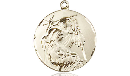 14kt Gold Filled Holy Family Medal